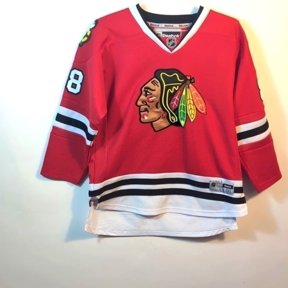 Patrick Kane Chicago Blackhawks Reebok Home Premier Youth Jersey - Picture 2 of 10